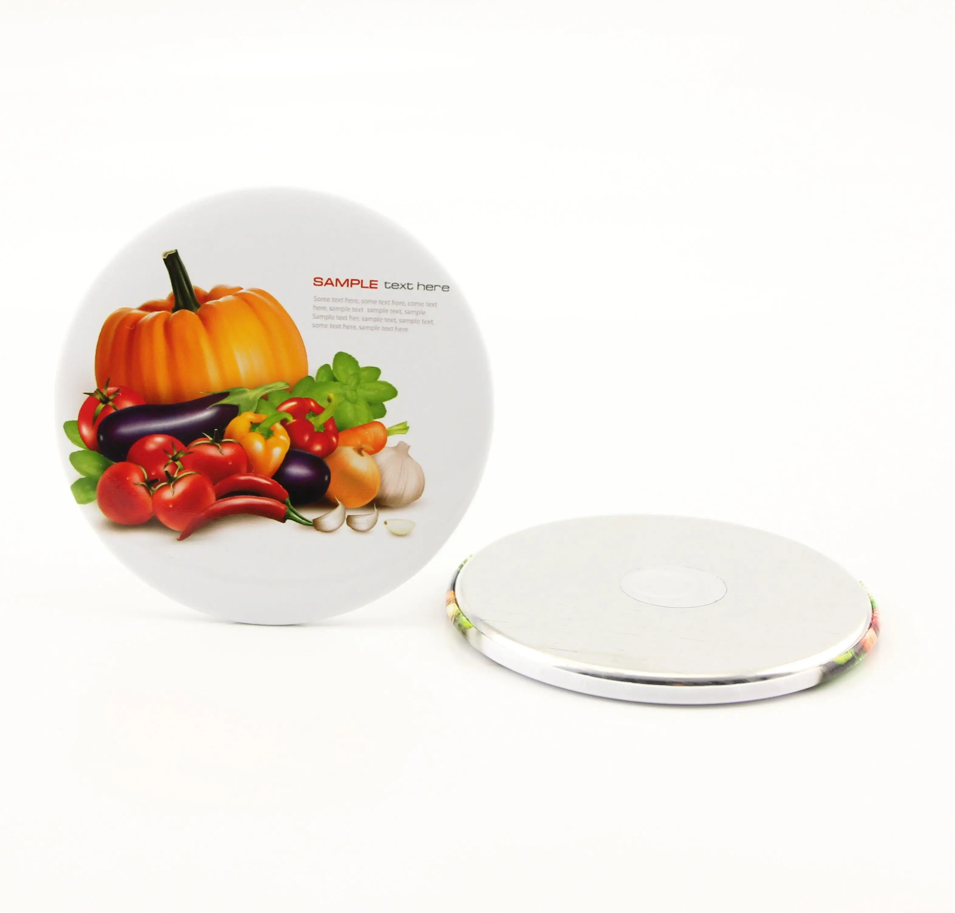 DIY Making Fridge Magnets Round Shape 25/32/37/44/58/75mm Magnetic Button Material Blank