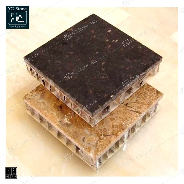 
Cheap Factory Direct Sales High Quality Waterproof Exterior Natural Marble Granite Black Stone Honeycomb For Wall Cladding 