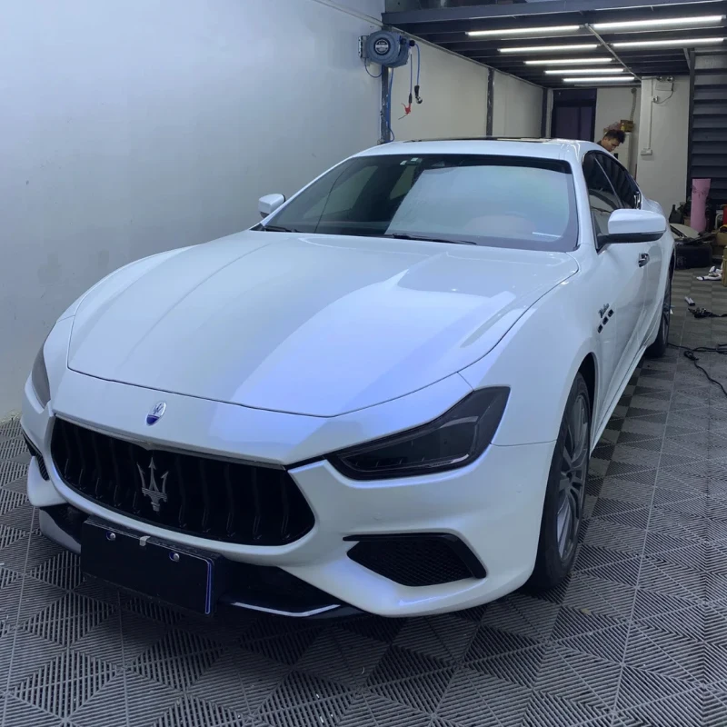 Custom White Turns Blue Self Healing TPU Color Changing Film Car Wrapping Film Color PPF Paint Protection Film Color Change Foil