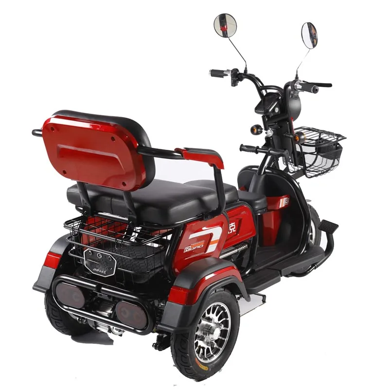 New Style Electric Scooters 800W For Disable Elderly 60V Electric Tricycle 3 Wheel Adult Child Seat