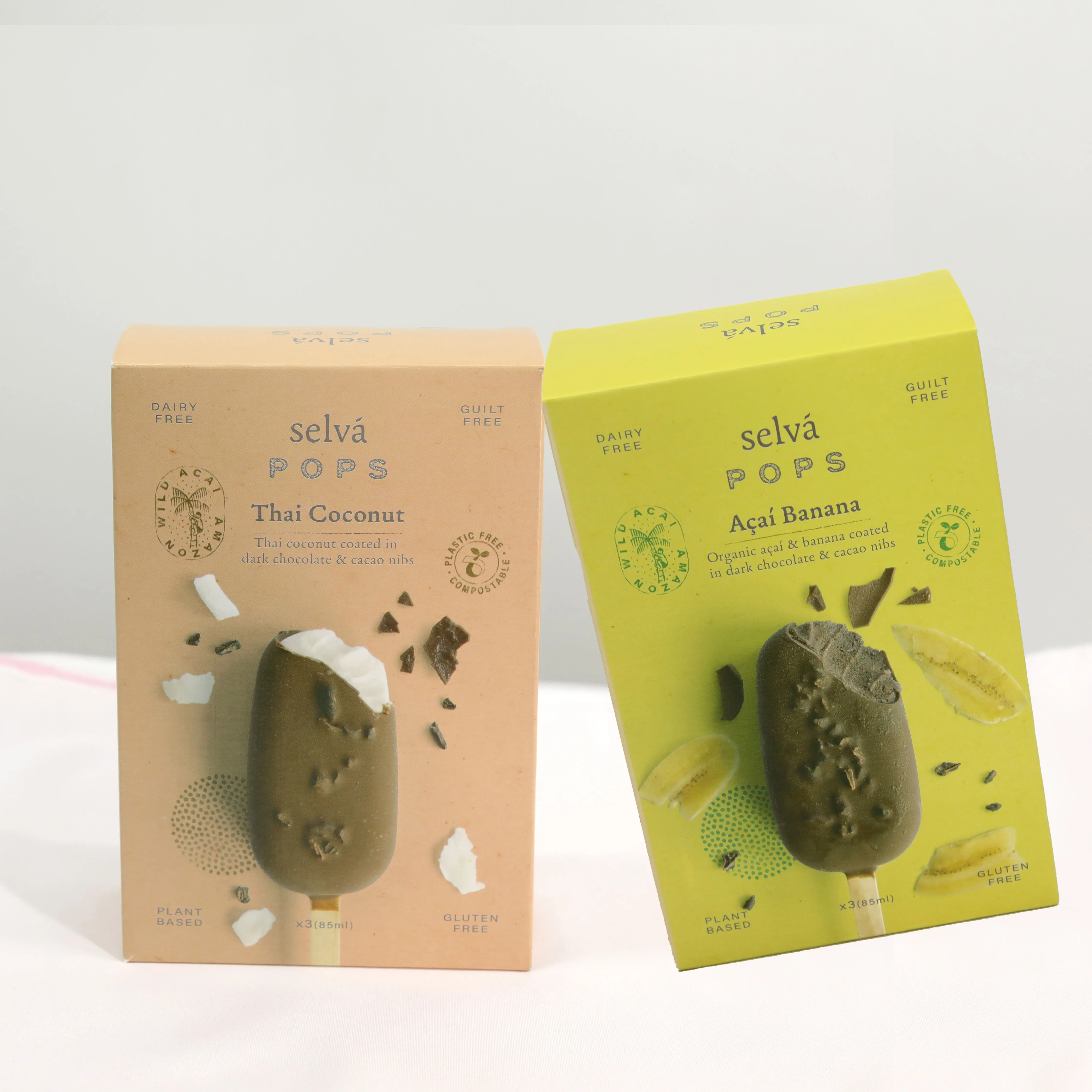 High quality custom cardboard popsicle paper tray ice cream paper packaging box for frozen food