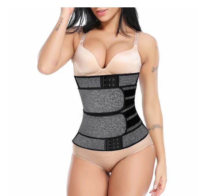 2024 NEW PL Adjustable Neoprene Waist Trimmer Butt Lifter Belly Belt Wrap Sweat Band Slimming For Women Trainer