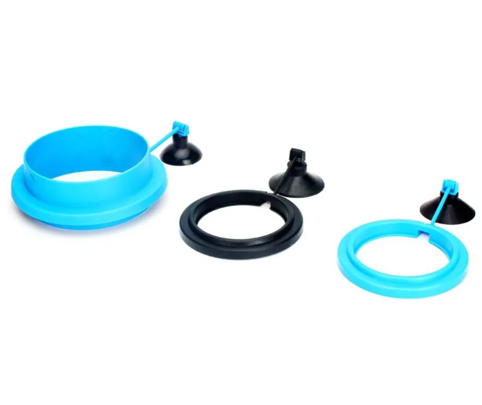Fish Tank Farming Waterproof Square Round Safe Floating Food Feeder PVC Fish Tank  Accessories Circle Fish Feeding Ring