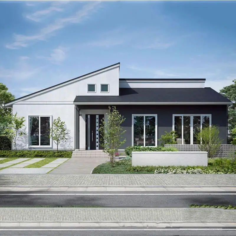 High Insulation Value Earthquake Resistant SIP Panel House Shell Kit Package China Manufacturer Prefab House Villa Cafe Home