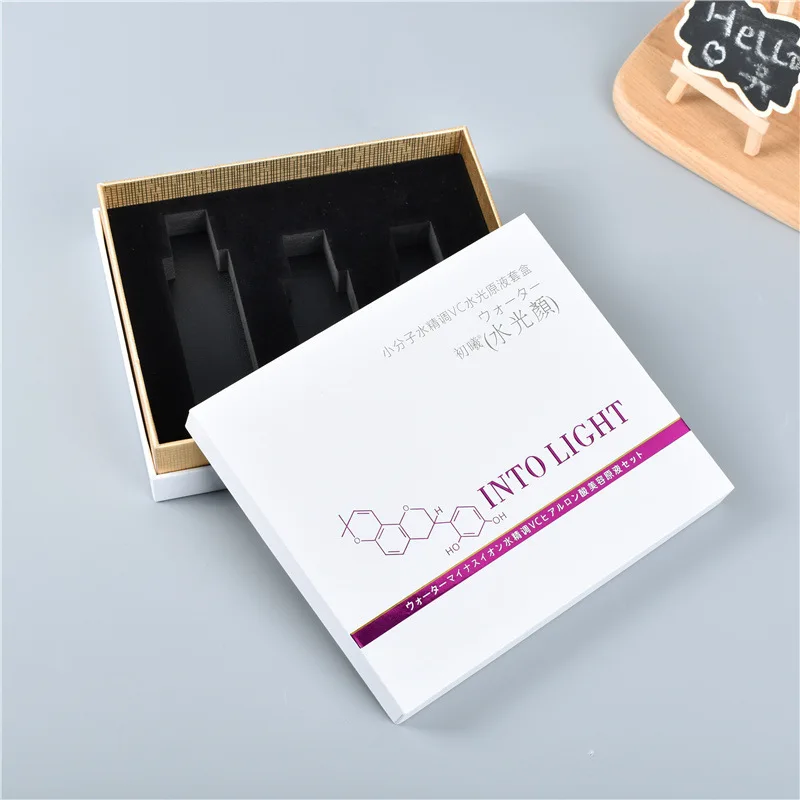 Lid And Base Gift Packaging Box Luxury Rigid Cardboard For Cosmetics