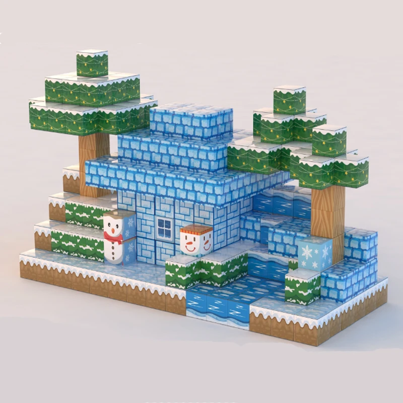 Magnetic Tiles Building Blocks Kids Toys STEM Montessori Sensory Toys for Boys & Girls