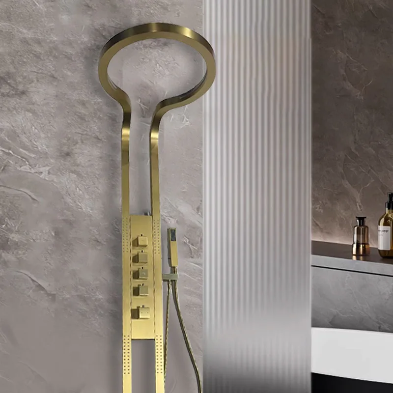 Factory Price Bathroom Shower Brass Stainless Steel Alloy Ceramic Inner Core electric shower scrubber
