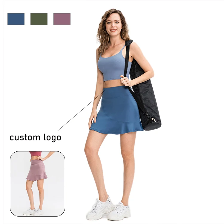 Wholesale plus size sports skirt  womens sexy running fitness skirt Tennis skirt