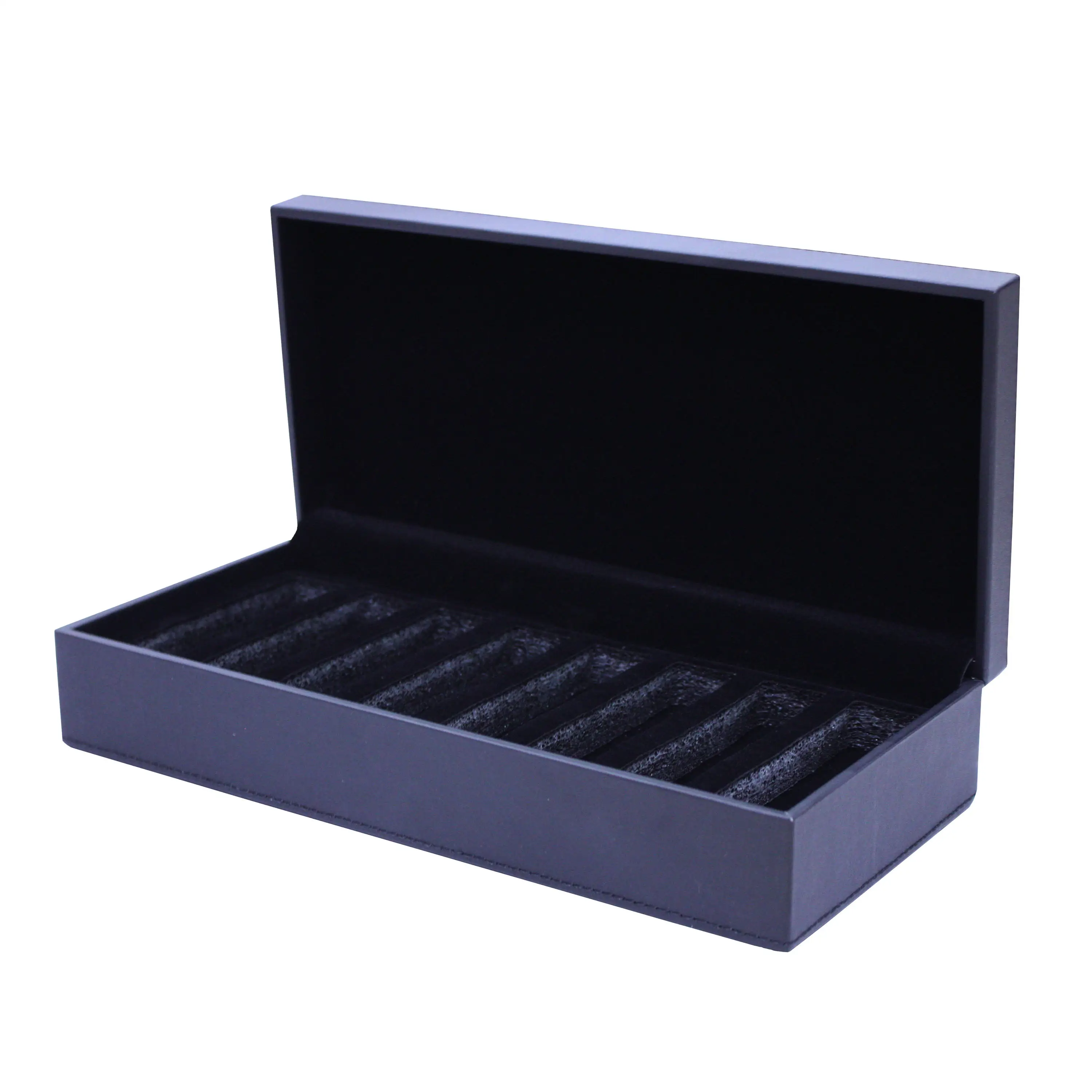 Черная коробка для духов из искусственной кожи, Подарочная кожаная коробка, роскошная Магнитная коробка для упаковки нескольких парфюмерных бутылок