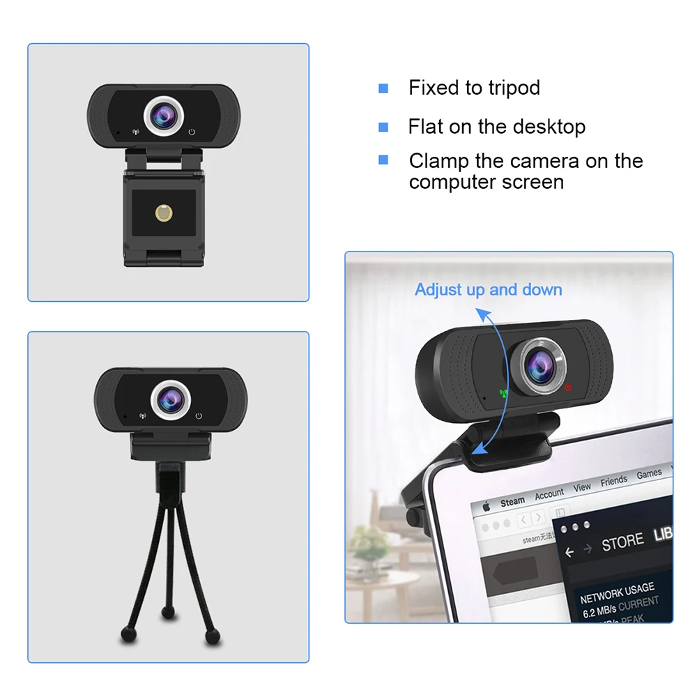  Оптовая продажа веб-камеры фабрики ПК камера oem odm camaraweb 1080p Поддержка штатива с бесплатным приводом
