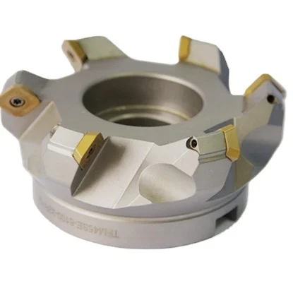 50mm 4Flute BAP400R 50-22 Milling Cutter Suit For APMT1604PDER Carbide Inserts Face End Mill Cutter