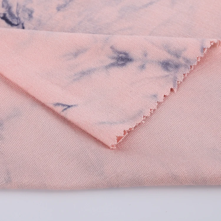 
Hot Sale 100% Rayon Custom Medium Weight Soft Plain Printed Viscose Rayon Jersey Fabric 