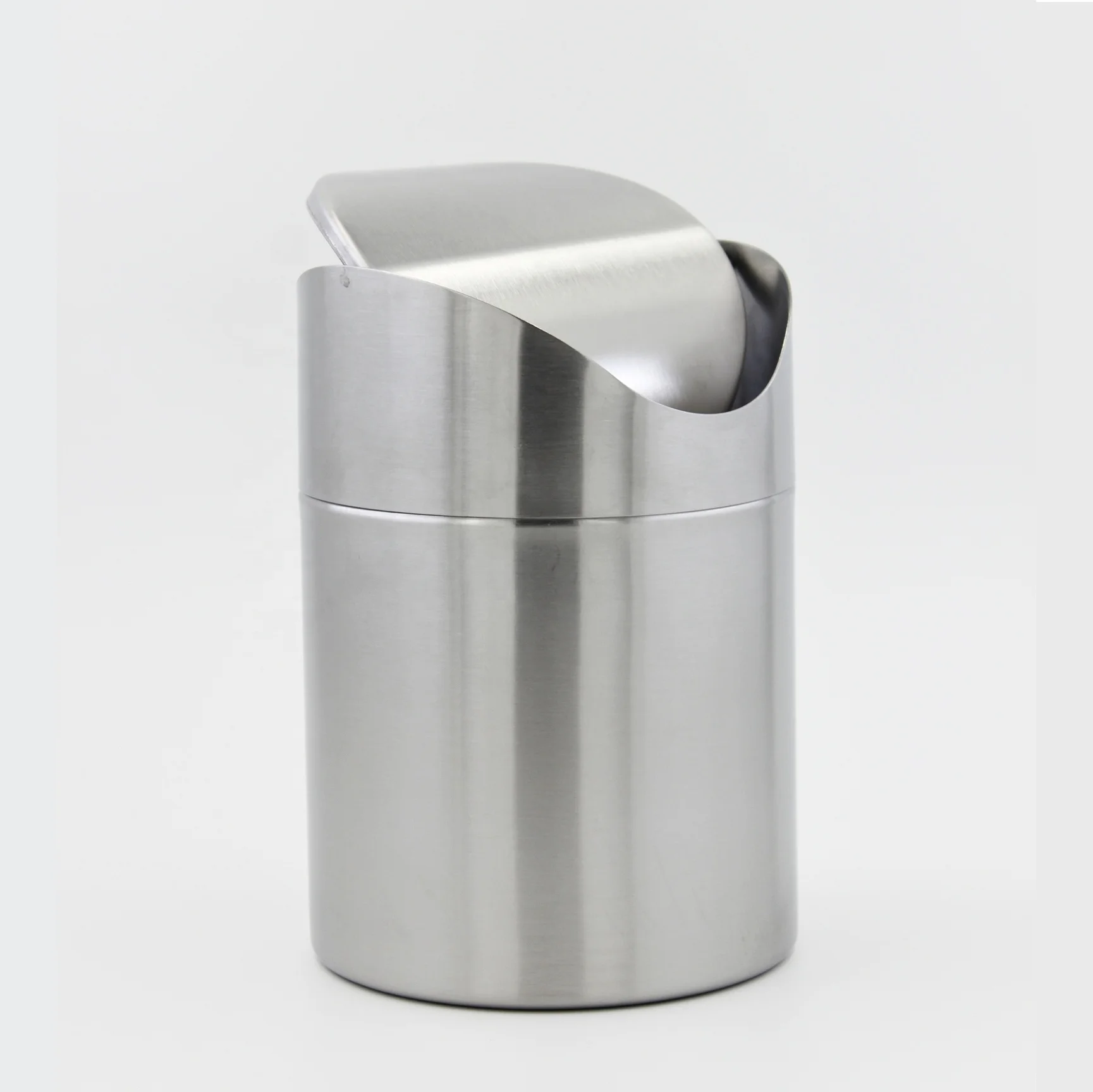 Customized stainless steel household items trash bin waste bin trash can for table