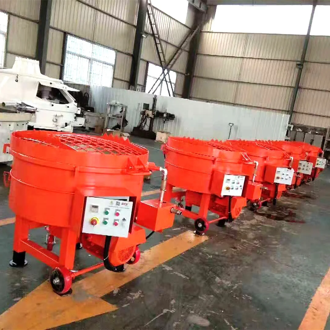 DEX MT100 EPS mortar mixer concrete mixer castable Refractory pan Mixer for site use