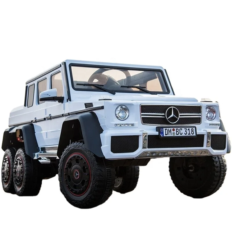 Factory Price 12 Volt Battery Powered Ride-on Toy Car 6-Wheel Remote Controlled Big Electric Plastic Unisex Car