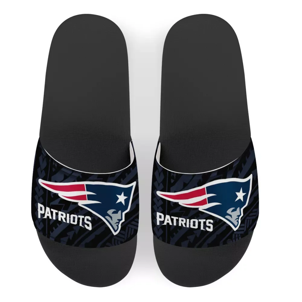 NFLE Girls Slippers Polynesian Tribal Design Outdoor Casual Slides Custom Logo Sandals For Women and Ladies Seahawks Slippers