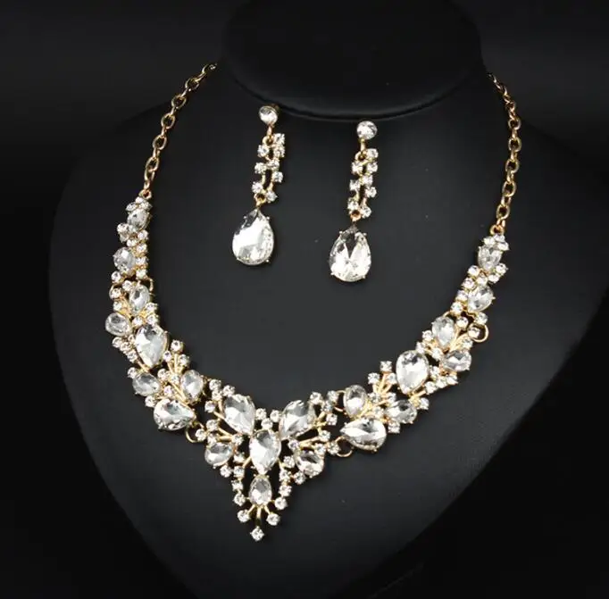crystal jewelry sets