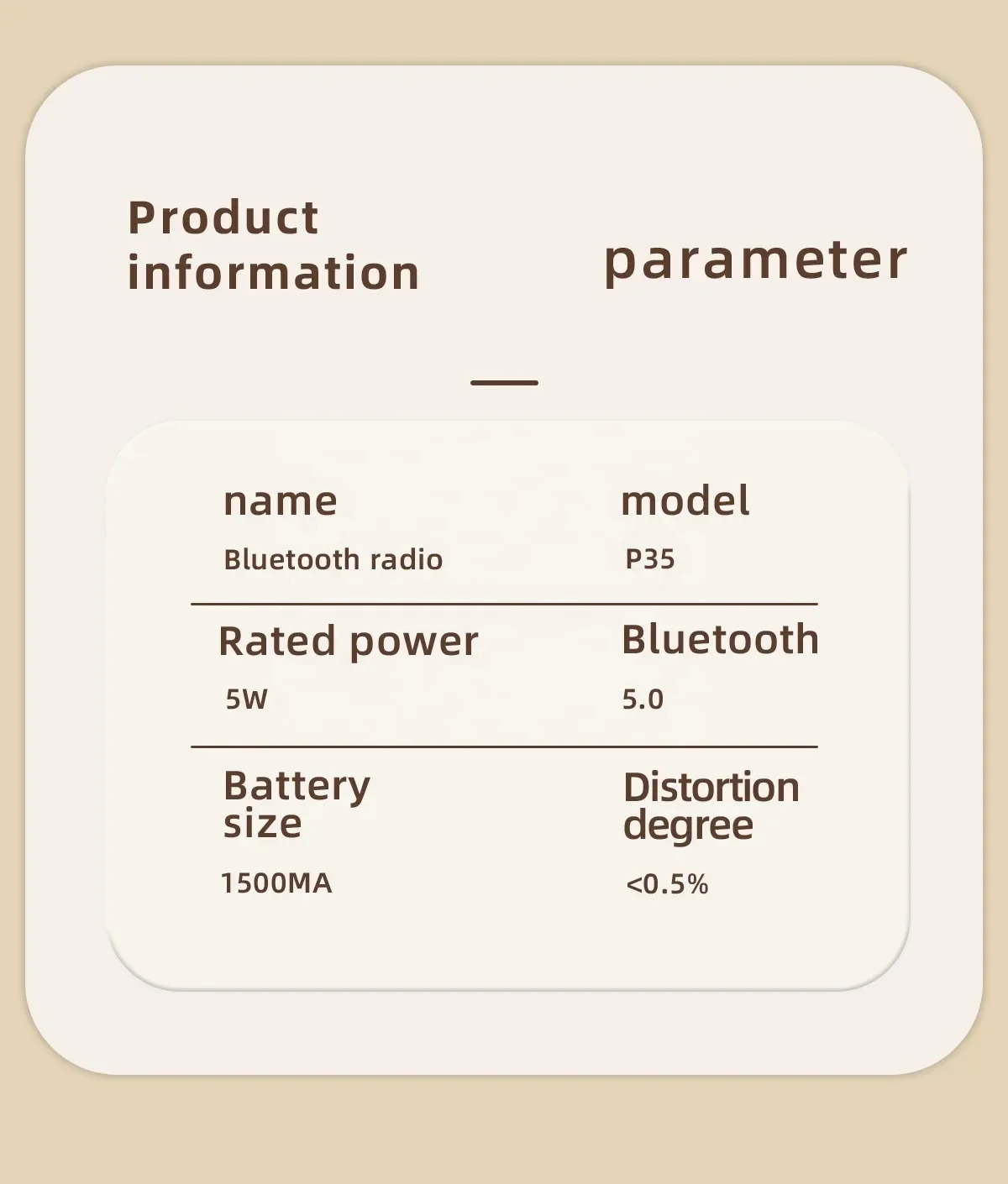 Portable P35 FM radio digital musical sound BT Speakers audio system sound professional music player speaker with FM Radio