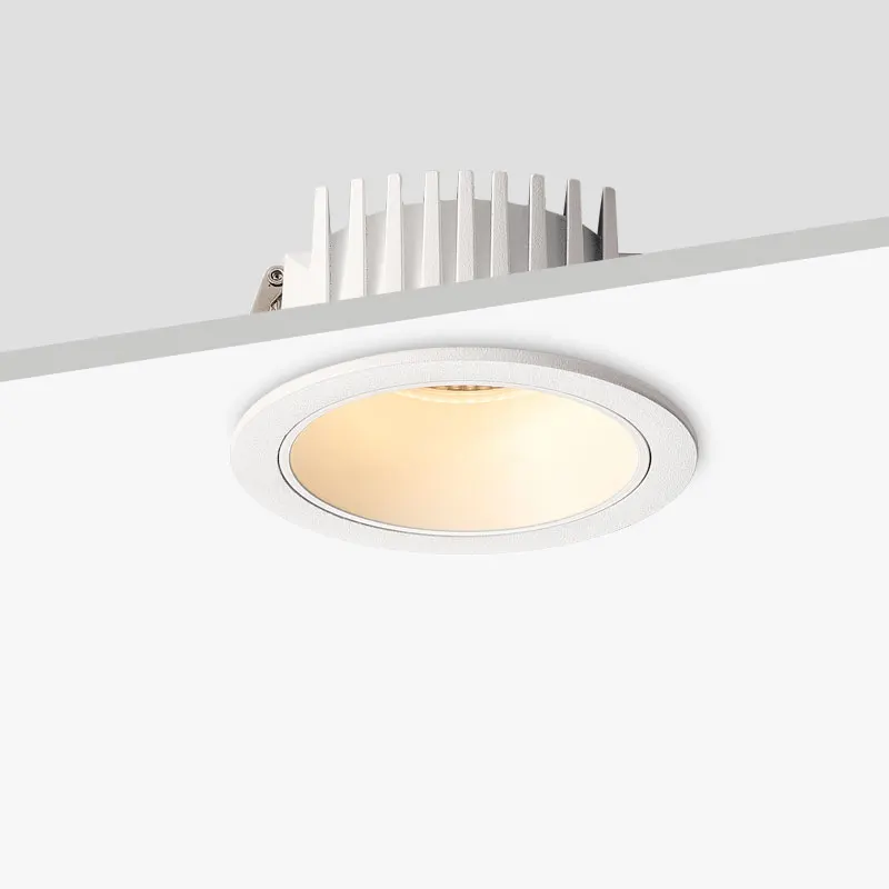LED Ceiling Downlights 10W 20W 30W Anti Glare Spotlight With High Lumen Efficiency IP20 Indoor Recessed Ceiling Light