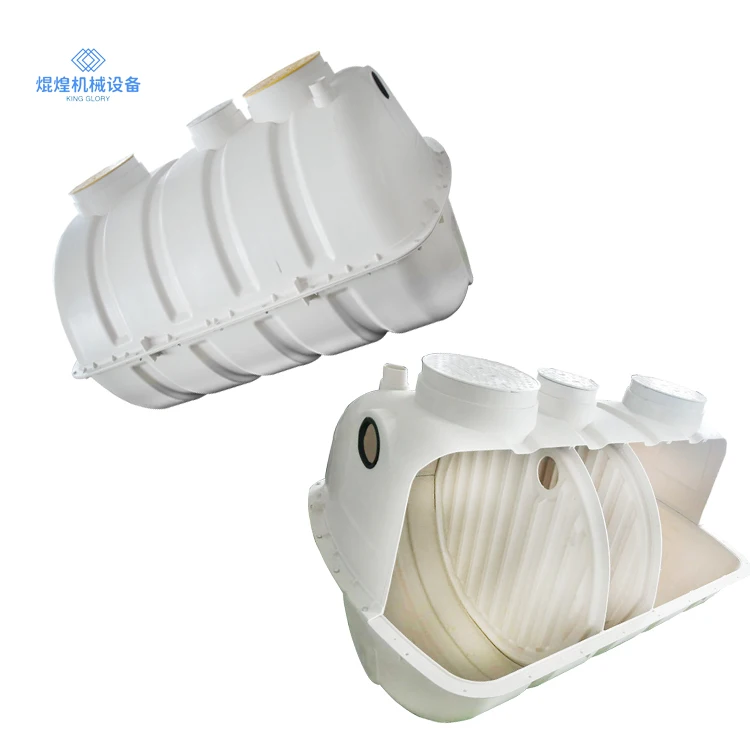 frp water Septic tank toilet sewege treatment system plastic septic tank Manufacturer customized