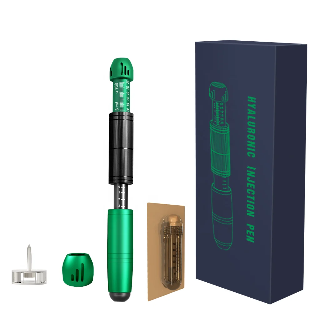 Распыления красоты пистолет инъекции пистолет для мезотерапии, ручка OSTAR Beauty N 04 гиалуроновой ручка непрерывный Туман пистолет с 0,5 мл 0,3 мл ампулы