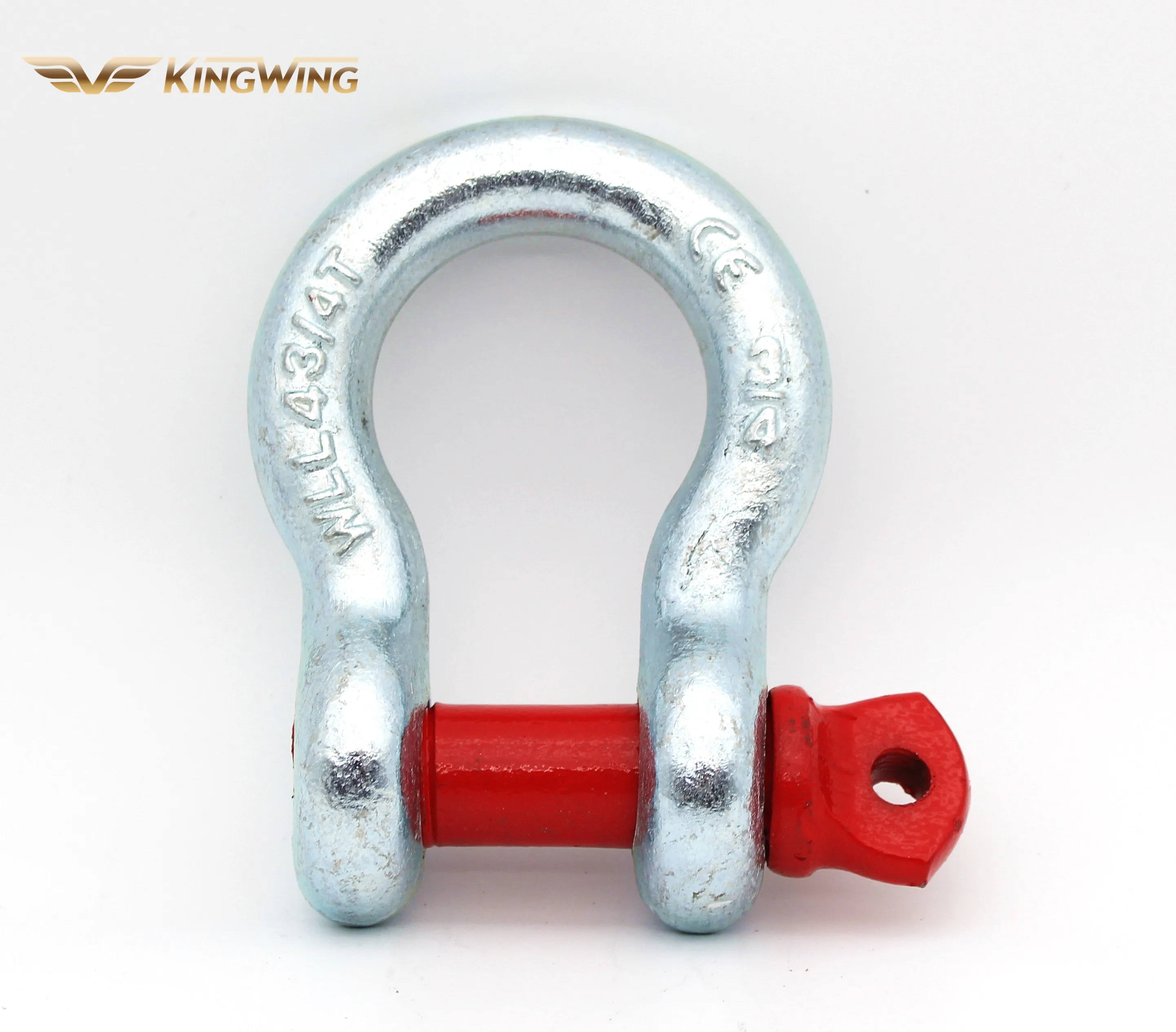Galvanized US type G209 Heavy duty carbon steel drop forged anchor screw pin chain bow shackle for lifting