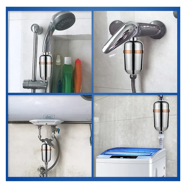 2019 New Arrival Household Shower Filter Bath Water Purifier Water Purification for Chlorine Heavy Metal Removal Bath Treasure