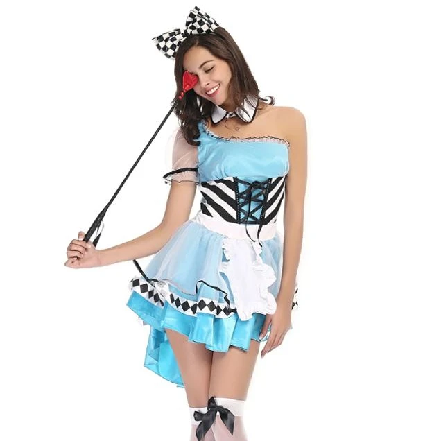 
Ready To Ship 2019 new arrivals custom made costumes for adults alice in wonderland costume 