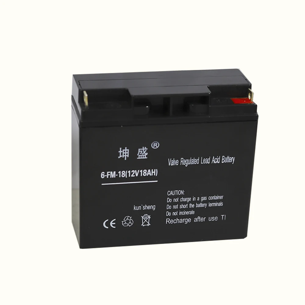 kunsheng Competitive Price 12V18Ah Sealed Battery Deep Cycle 12V 18Ah Agm Deep Cycle Batteries