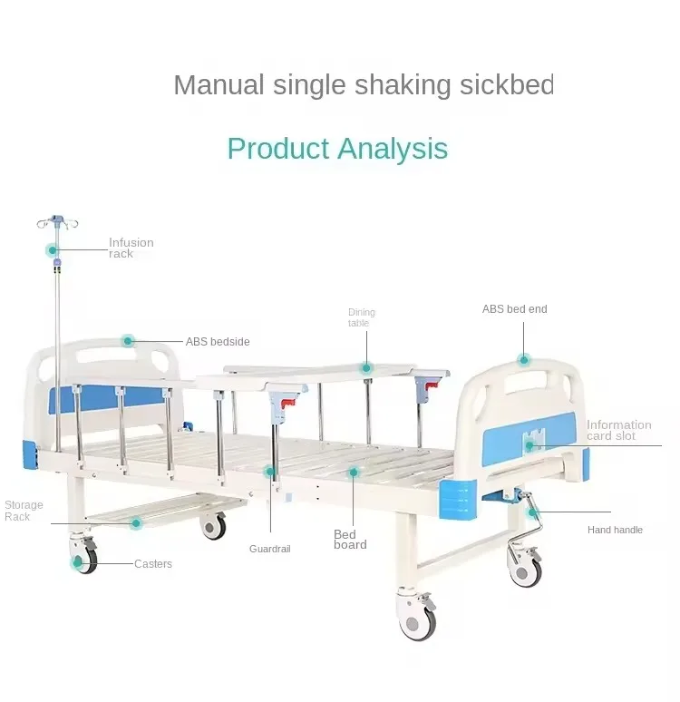 High quality New Design high quality hospital beds used prices manual hospital beds for sale