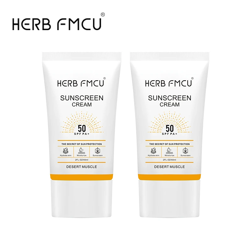 
HeBiQuan OEM/ODM Anti UV Sun screen Cream SPF 50 Protect Skin Sun Block Cream 