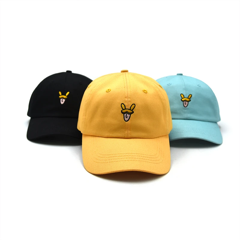High Quality Dad Hats Custom Embroidery Logo Cotton 6 Panel Embroidered Blank Plain Cap Unstructured Dad Hats Baseball Caps