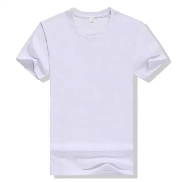 
Custom O-neck printing cotton blank T-shirt for women and men 