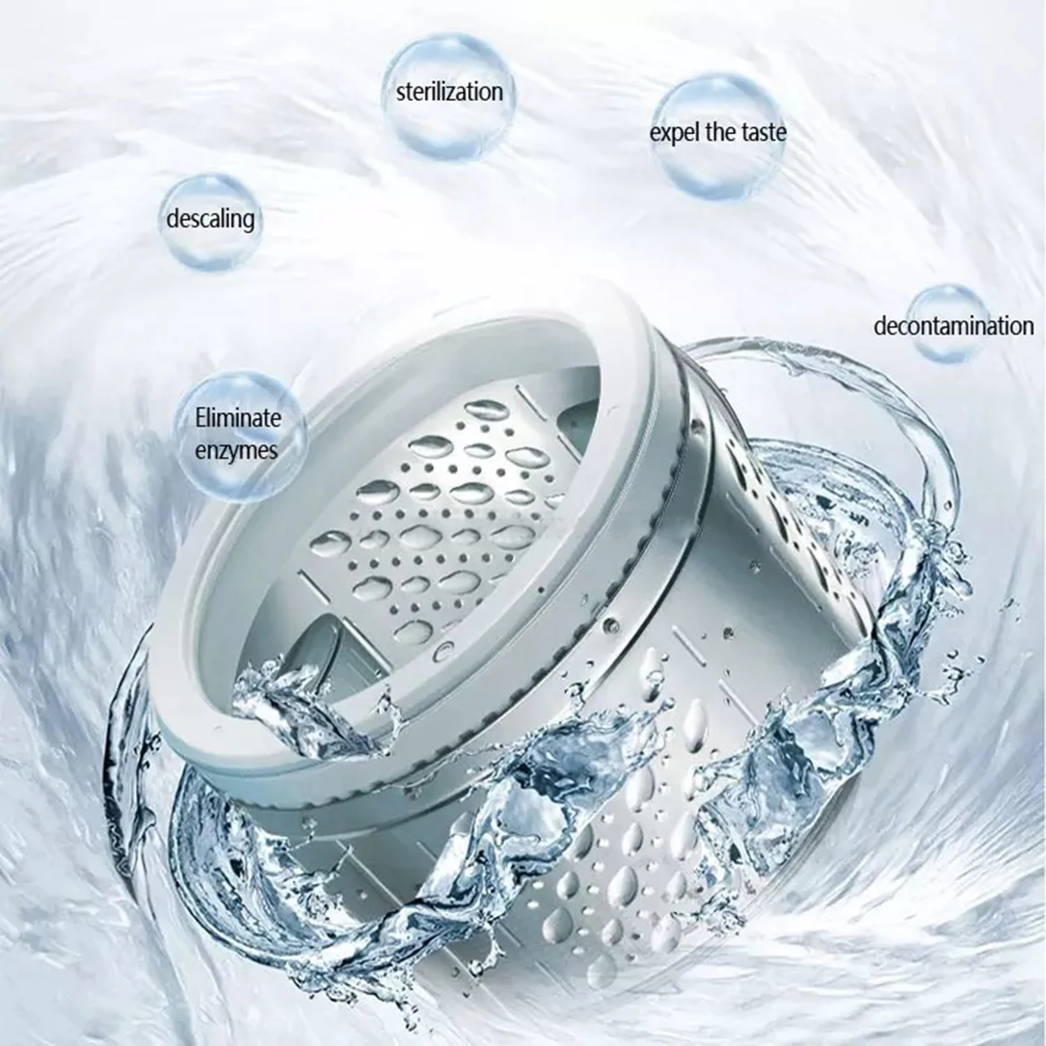 Washing Machine Cleaner Descaler Deep Cleaning Liquid Clean Inside Drum and Laundry Tub Seal