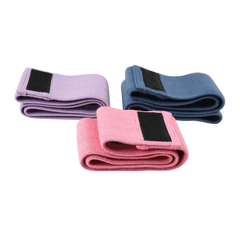 Wholesale Custom Logo Set Of 3 Fabric Heavy Duty Stretch Hip Circle Fitness Exercise Gym Workout Booty Bulk Resistance Bands