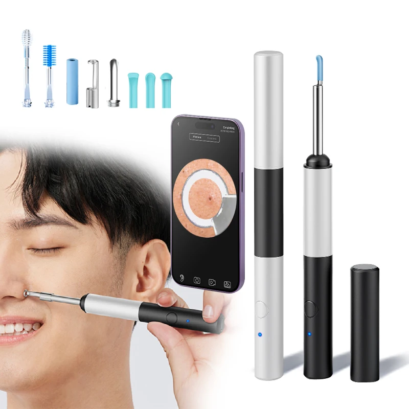 D-Home portable Wifi otoscope camera HD earwax removal tool with camera