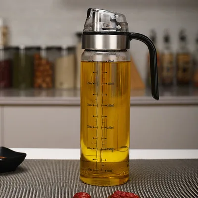 New style Non-Slip Handle Auto Oil Pot Dispenser For Kitchen Cooking