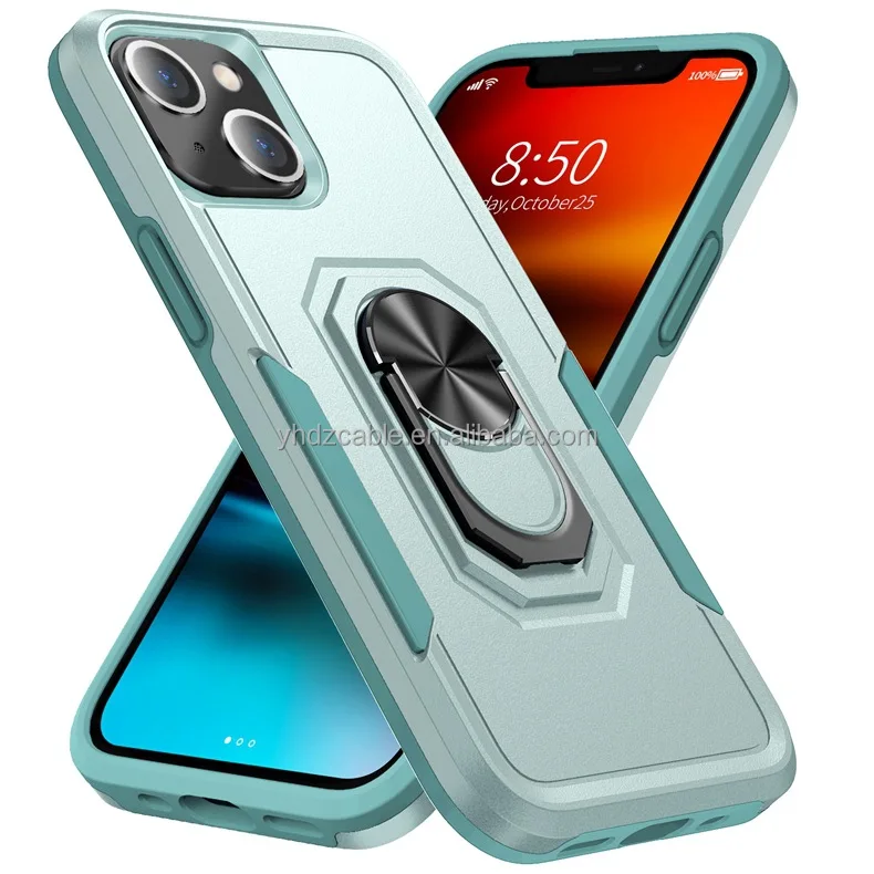 Best selling 360-degree finger phone case Fashion desktop stand case for Samsung iPhone 13 pro max anti-drop luxury cover case