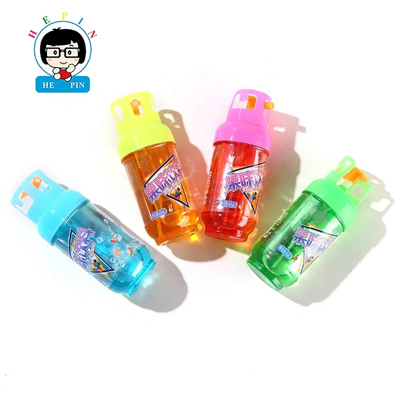 Wholesale Fruit Flavor Liquid Candy Gas Tank Shaped Spray Candy Mix Colors Spray Candy