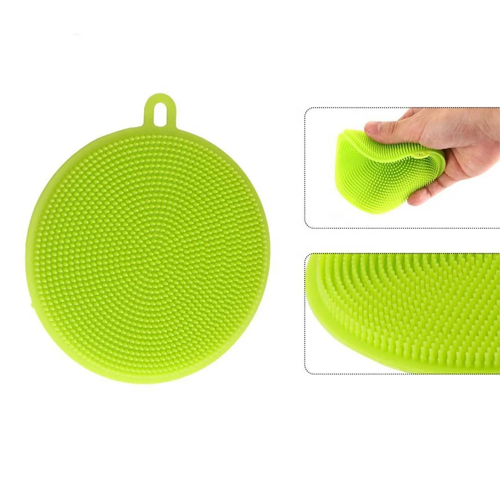 Household Cooking Washing Kitchen Dish Washer Silicone Dish Brush