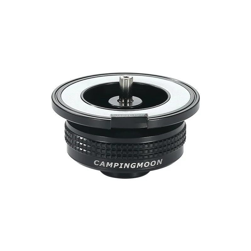 Wholesale Campingmoon Aluminum Alloy Black Outdoor Hiking Camping Gas Stove Magnet Adaptor Gas Canister Converter Adapter