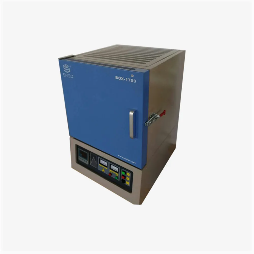 1700C high temperature box muffle furnace with B type thermocouple