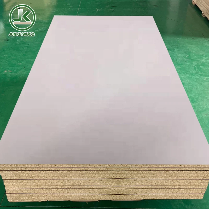e1 e2 different colors white melamine faced 4x8 chipboard sheet particle board