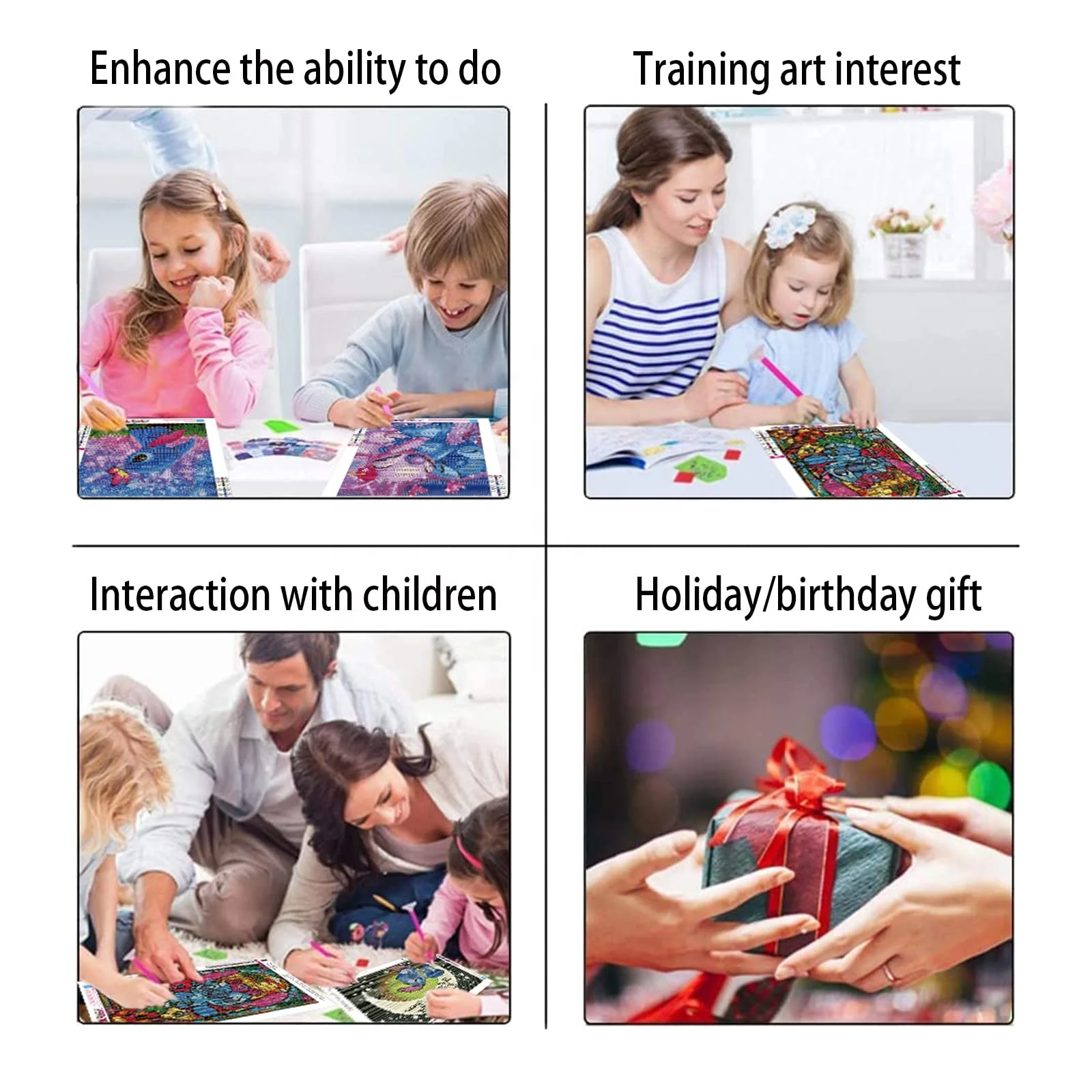 5D Famous Painting FullDiamond Custom DIY Diamond Painting Hand-Painted Decorative Cross Stitch Embroidery Mosaic Kits