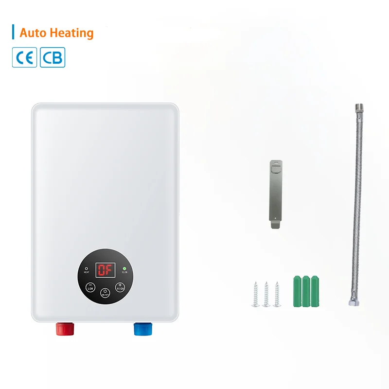 3500w Mini Instant Electric Tankless Hot Water Heater Shower Bathroom Electric Hot Water Heater