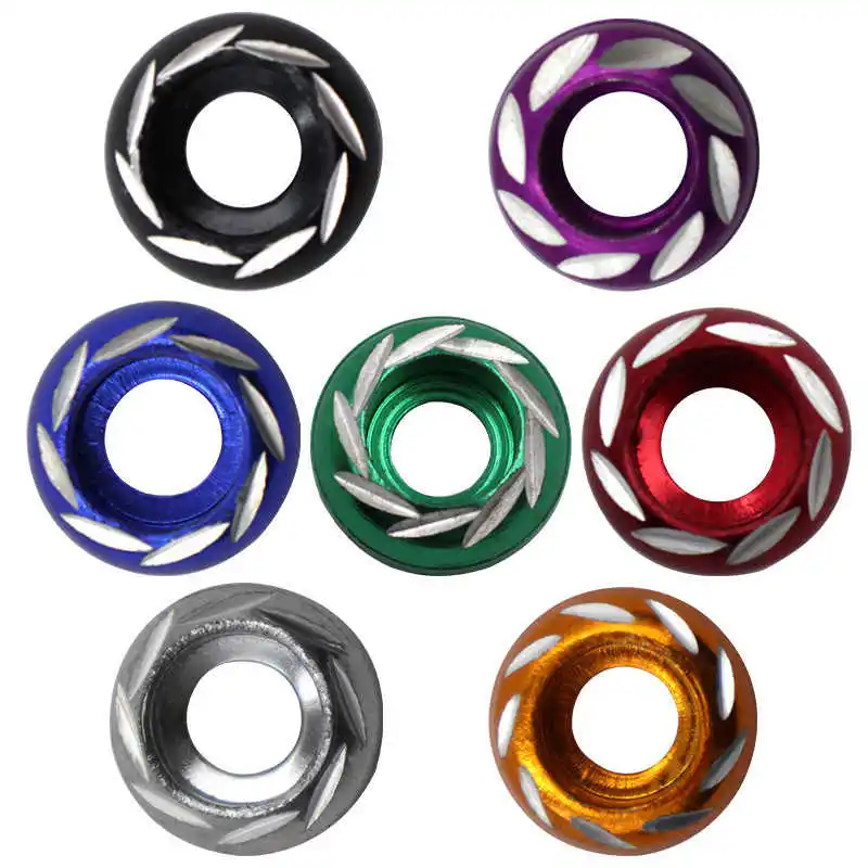 Motorcycle Accessories Color License Plate Decorative Motorcycle Screw Caps Electric Car Color Screws