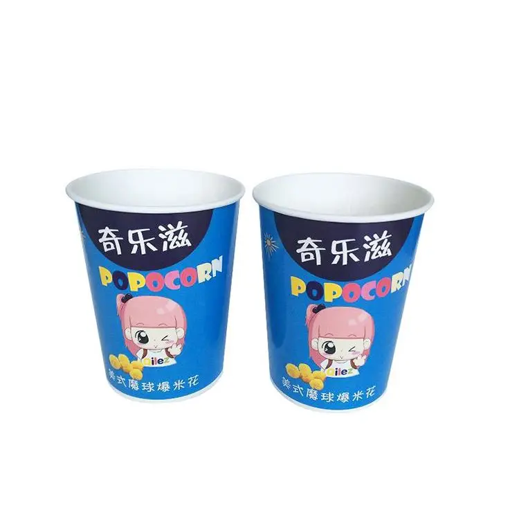 Custom 32Oz 46Oz 64Oz 85Oz 130Oz Popcorn Paper Cup Bucket