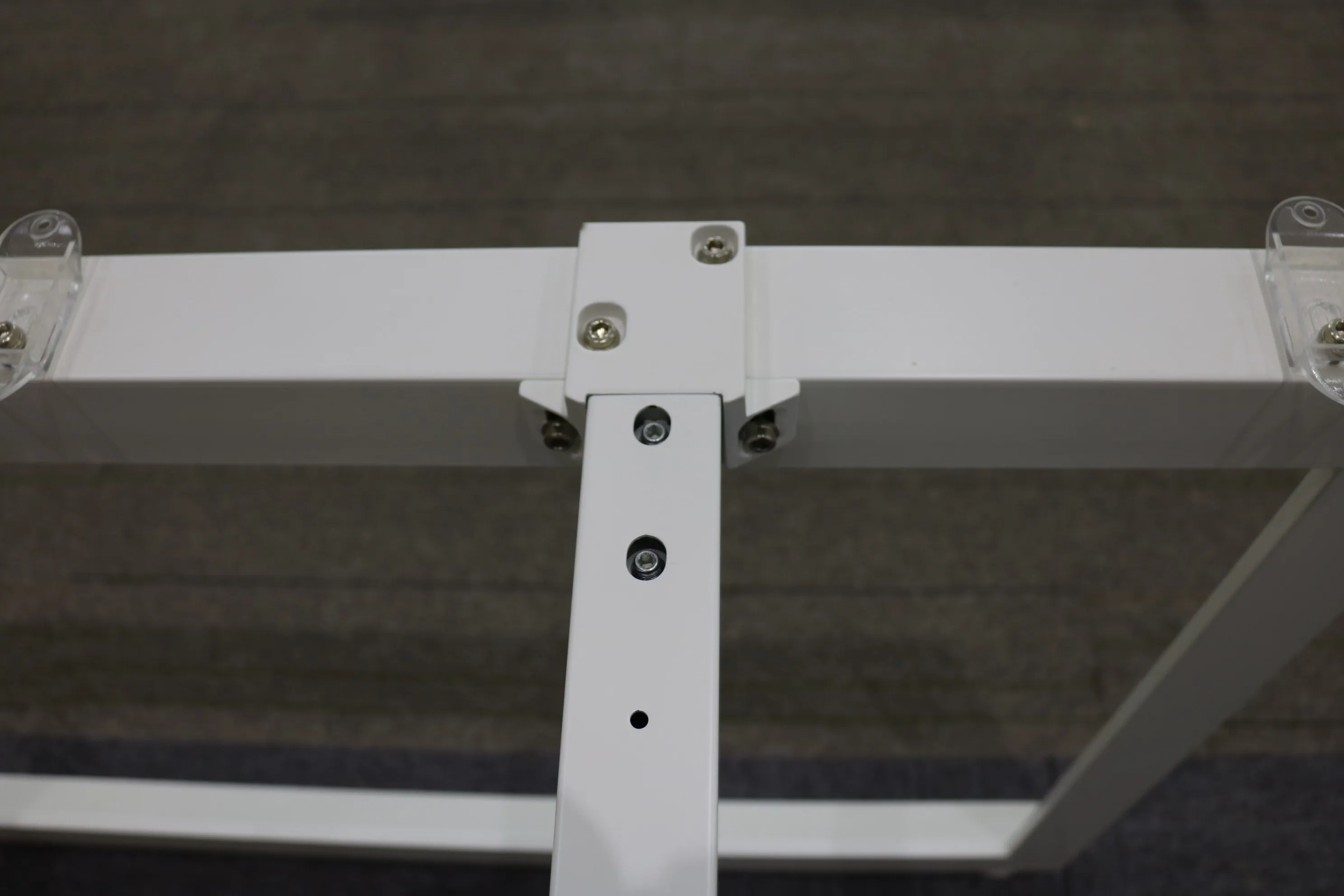 Guangzhou Furniture Office Table Metal Frame 2 Seater Workstation Liner Metal Bench Table Leg Two Men Back To Back Workstation