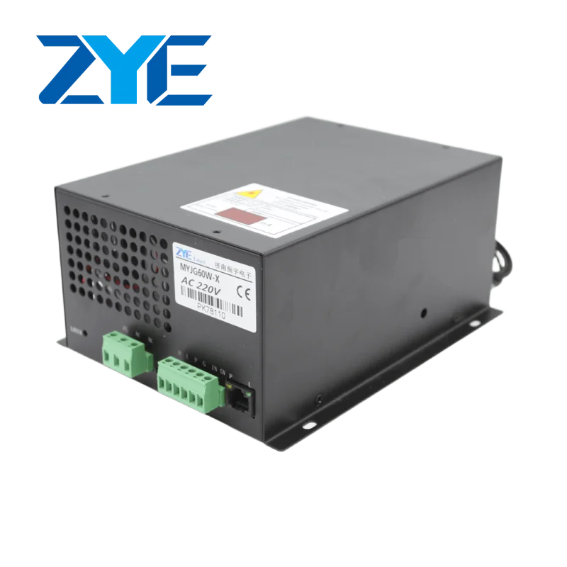 ZYE H60W-X Displayed Co2 Laser Power Supply MYJG for laser tubes