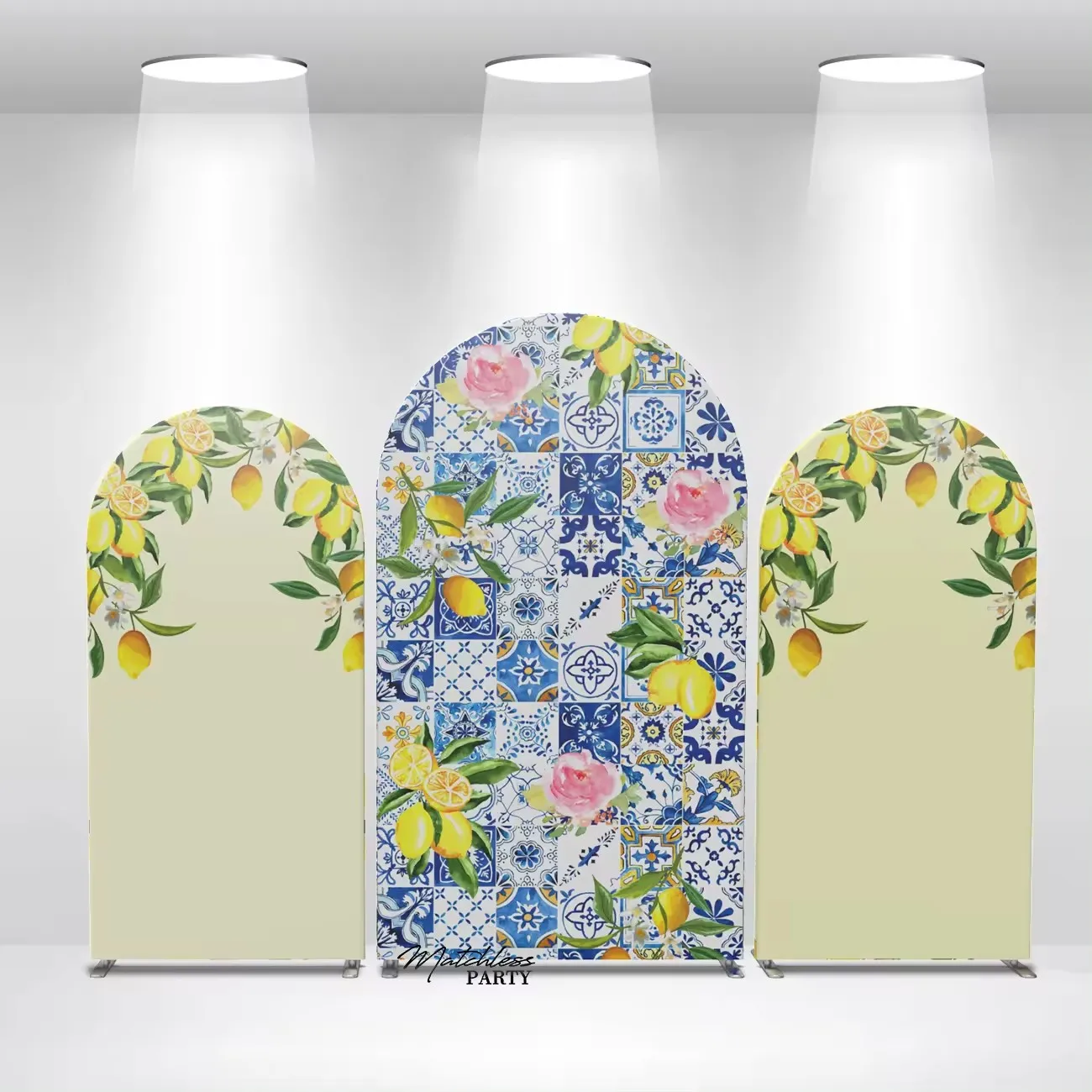 Custom  wedding Background Aluminum alloy metal Party stage decoration wedding reception arch backdrop stand